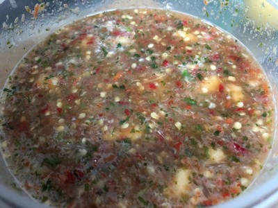 วิธีทำ กุ้งแช่น้ำปลา