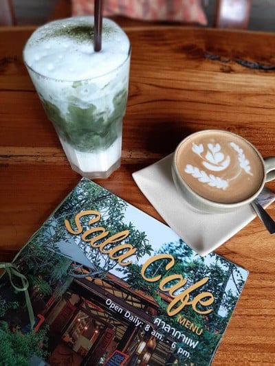 เมนูของร้าน ศาลากาแฟ