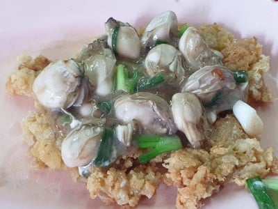 หอยนางรมทอดกรอบ