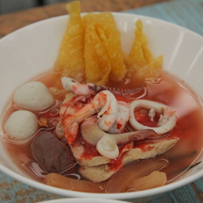 เมนูของร้าน เย็นตาโฟห้าดาว