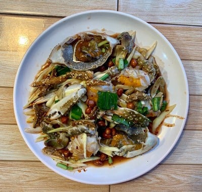 เมนูของร้าน ยำมะหมิว ยำมะม่วงรสเด็ด เมืองเอก-ม.รังสิต