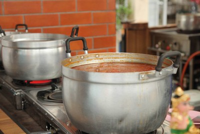 บรรยากาศ ขนมจีนภูเขาไฟ