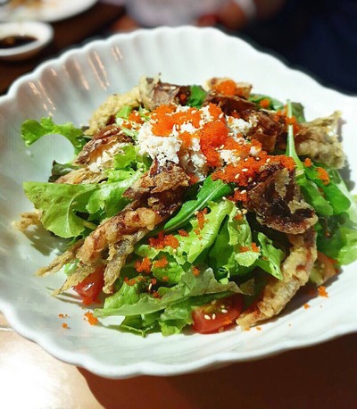 Soft Shell Crab Salad