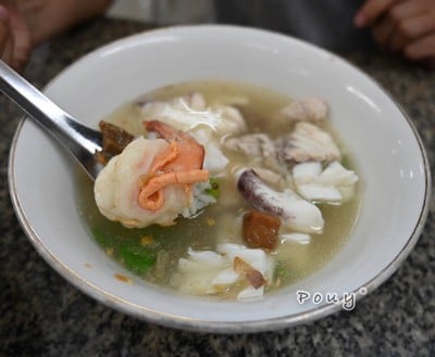 เมนูของร้าน ข้าวต้มปลากิมโป้ (เฮียฮ้อ) เจริญกรุง เจริญกรุง