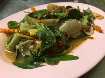 หอยลายผัดฉ่า