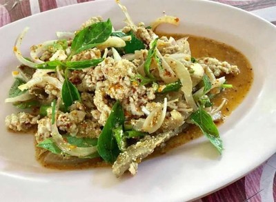 ลาบอีสานหมู