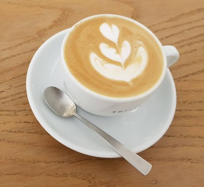 Hot cappuccino