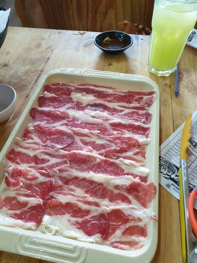 เนื้อวัวสไลด์