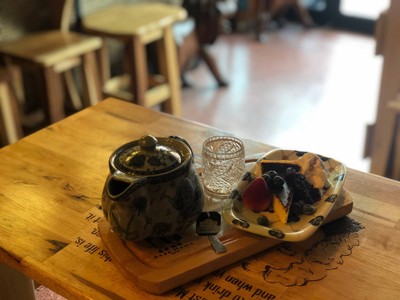 Earl gray & Basque Cheesecake