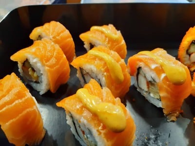 เมนูของร้าน Pukawa Sushi @Food Villa Ratchapruek