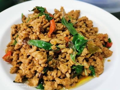 เทคนิค กะเพราหมูสับ แบบแห้งๆ อร่อยกว่าร้าน