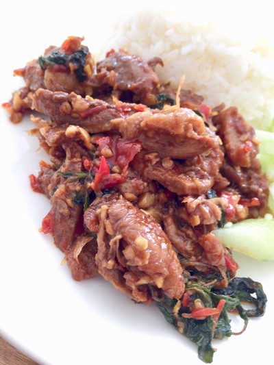 ข้าวกระเพราเป็ด