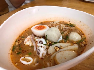 เมนูของร้าน ก๋วยเตี๋ยวเป่าปาก