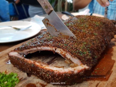 สเต็กซี่โครงหมูบาบีคิว