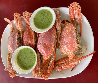 เมนูของร้าน ครัวทับทิมซีฟู้ด