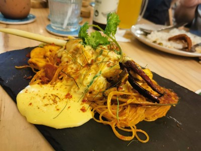 สปาเก็ตตี้ต้มยำทะเล