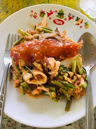 สุกี้แห้งทะเล