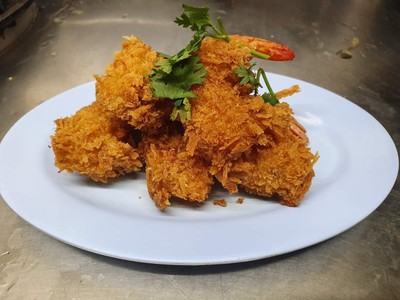 กุ้งชุบแป้งทอด