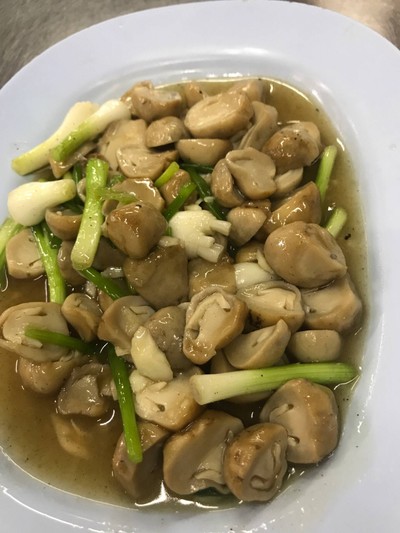 เห็ดผัดน้ำมันหอย