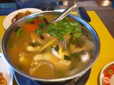 ต้มยำปลาบึก