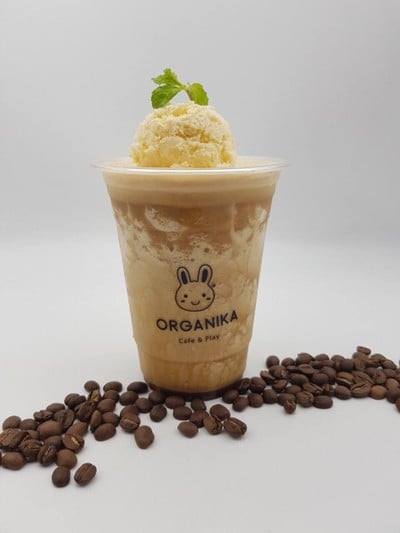 Organika Cafe and Play ม้าไม้การ์เด้นท์