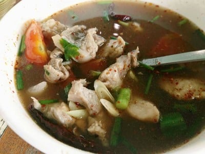 ต้มแซ่บกระดูกอ่อน หมู