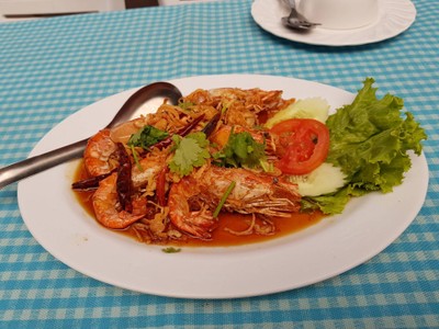 กุ้งซอสมะขาม