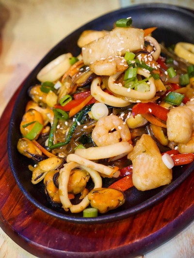 Seafood Japchae