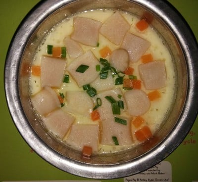 ไข่ตุ๋นหน้าแฮม