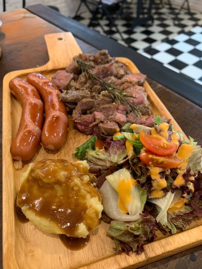 Combo เนื้อ+ไส้กรอกหมู