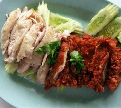 WA1B ไก่สับ ไก่ต้ม(น่อง)+ไก่ทอด