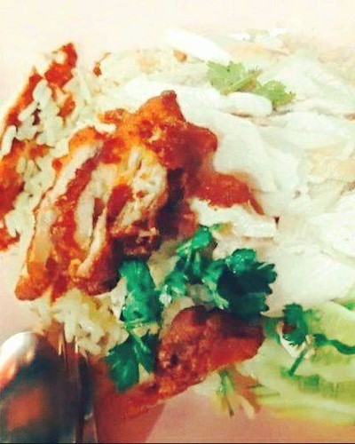 A1BP ข้าวมันไก่ต้ม(น่อง)+ไก่ทอด พิเศษ