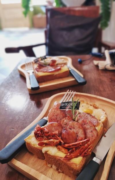 Toast ไข่กระทะ