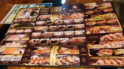 รีวิว Okami Sushi Premium Buffet A La Carte ซีคอนสแควร์ ศรีนครินทร์ -  คุ้มมากๆ ซื้อดีลมากิน