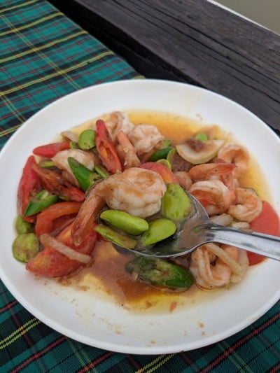 สะตอผัดกุ้ง