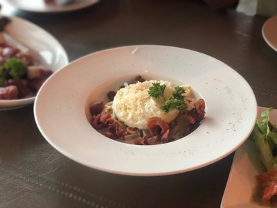 สปาเก็ตตี้สไปซี่คาโบนาร่า