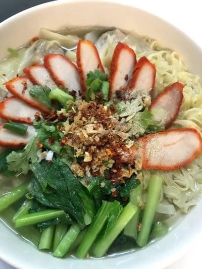 วิธีทำ บะหมี่เกี๊ยวหมูแดง