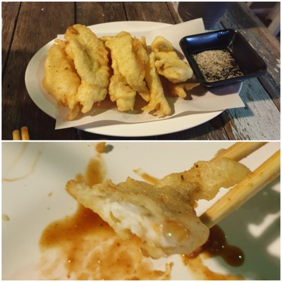 ปลาเห็ดโคนชุบแป้งทอด