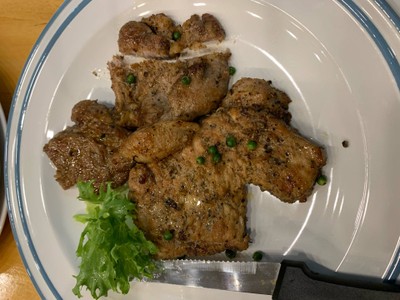 เมนูของร้าน T-bone Steak house  สาขา กังสดาร