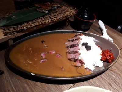 Kagoshima wagyu a5 curry with fresh black truffle