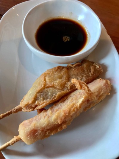 Kushikatsu:Pork & Sausage Bacon