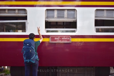 นั่งรถไฟไป...หาดวนกร