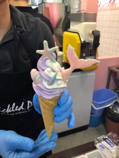 Small waffle cone
