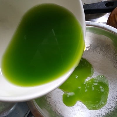 วิธีทำ ขนมถ้วยใบเตย