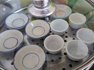 วิธีทำ ขนมถ้วยใบเตย