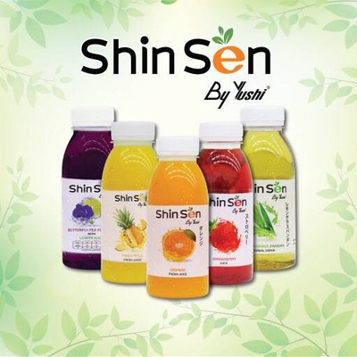 ShinSen ชินเซน น้ำส้ม น้ำสับปะรด น้ำสมุนไพร ShinSen ชินเซน น้ำส้ม น้ำสับปะรด น้ำสมุนไพร