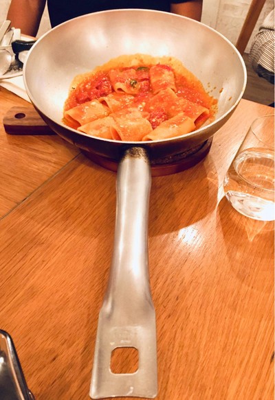 Paccheri south tomato sauce