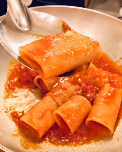 Paccheri south tomato sauce