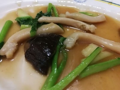 หน่อไม้ทะเลผัดน้ำมันหอย