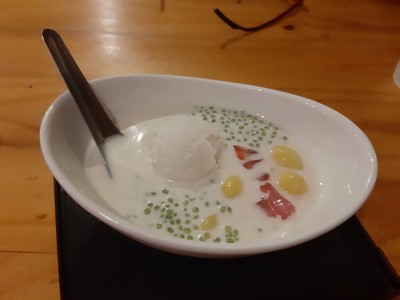 ไอติมสาคูนมสด